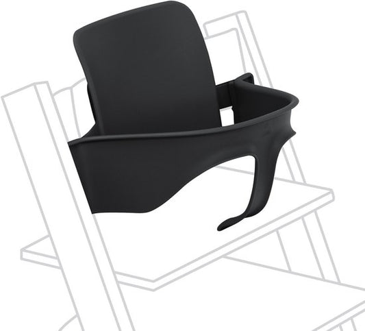 Tripp Trapp Baby Set van Stokke, Zwart - erander de Tripp Trapp stoel in een kinderstoel - Afneembare zitting voor 6-36 maanden - Compatibel met Tripp Trapp-modellen na mei 2006