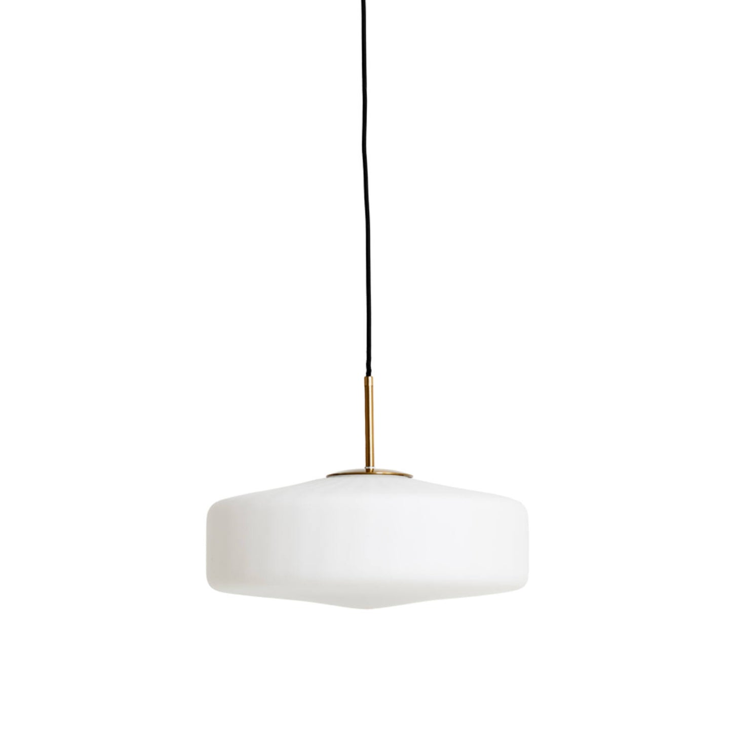 Light & Living Hanglamp Pleat – Ø30x17 cm – Mat Wit/Goud