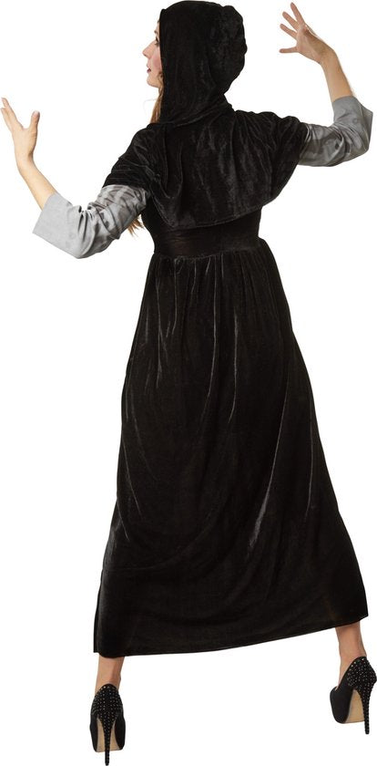 Dressforfun Machtige tovenares XXL - verkleedkleding kostuum halloween verkleden feestkleding carnavalskleding carnaval feestkledij partykleding - 302411