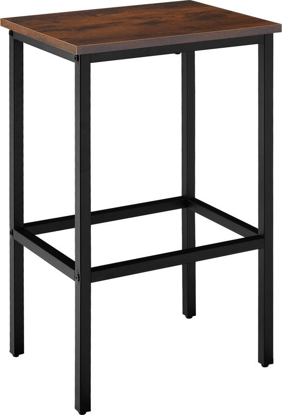 tectake - Bartafelset Inverness industrieel donkerbruin	- 404362