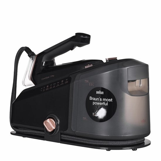 Braun CareStyle 7 Pro IS7286BK - Stoomgenerator - Automatische Instellingen - Halveert Strijktijd - Zwart