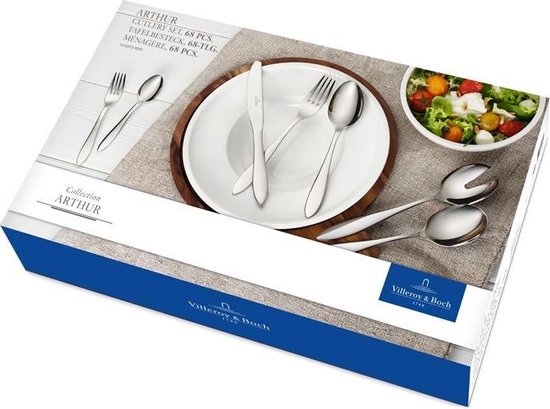 Villeroy & Boch Arthur Bestekset - 68 delig - RVS