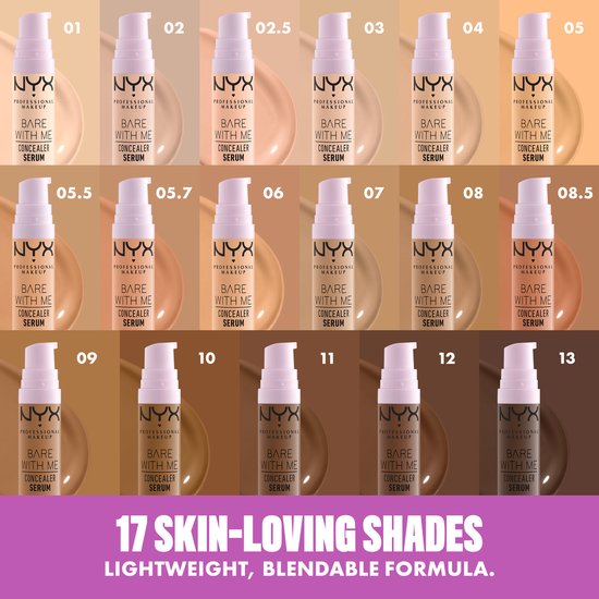 Nyx Professional Makeup Bare With Me Concealer Serum - Deep Golden - Concealer - Diepe Gouden