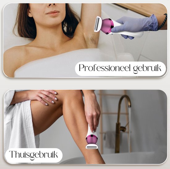 Sansbeauté® 6-in-1 Ladyshave - Gezicht - Oksels - Benen - Bikinilijn - Scheerapparaat Vrouw - Epilator - Epileerapparaat Dames - Trimmer Vrouw - Bikinitrimmer - USB Oplaadbaar