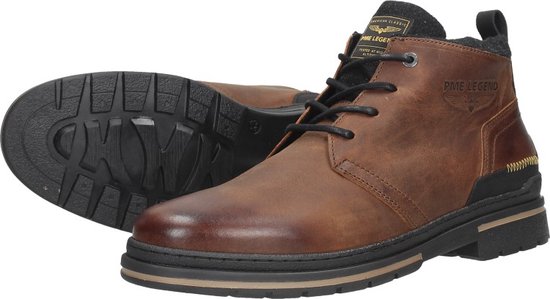 Heren Veterschoenen Pme Legend Pme Legend Fleetman Cognac - Maat 44