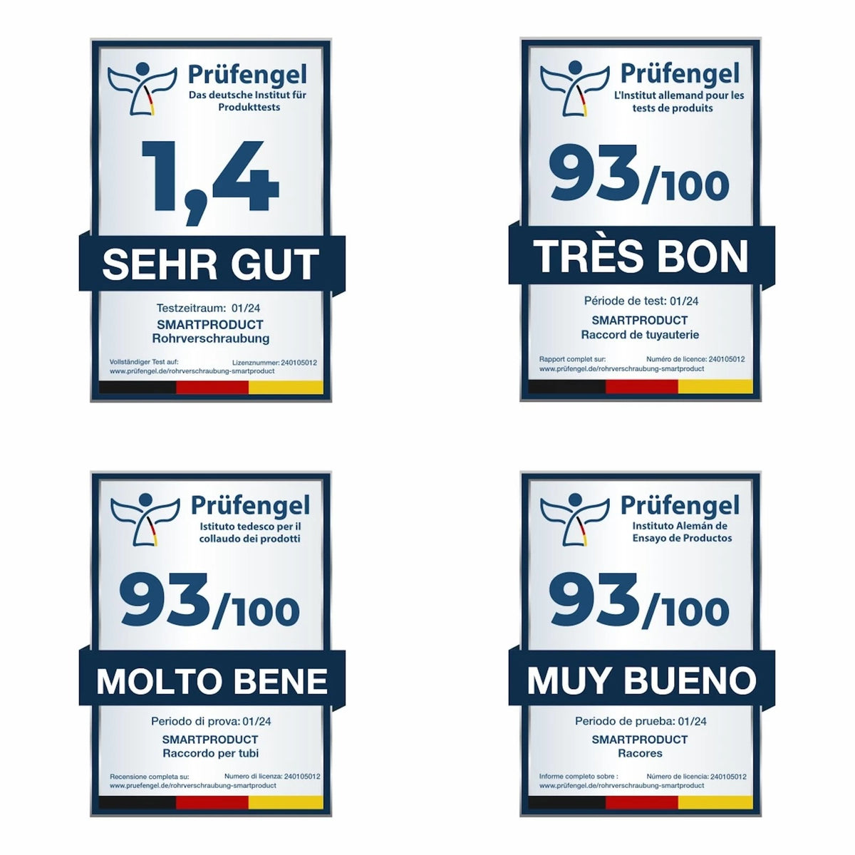 PE 25 mm 90° Bocht - PN16 - DVGW Gecertificeerd - Drinkwater