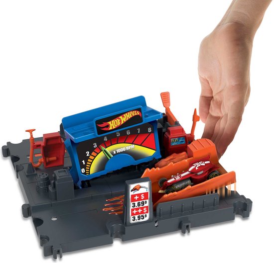 Hot Wheels City Explorer Fuel Station Shift - Hot wheels uitbreiding - Hot wheels baandelen