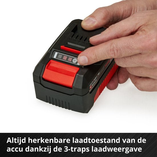 Einhell 18 V/4.0 Ah Power X-Change starter kit - 1x 4.0 Ah Accu en snellader - universeel voor alle Power X-Change machines