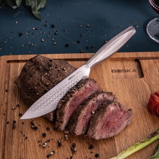 Boska Steakmessen / Steakmessenset Monaco+ - 4 Stuks - RVS - Multifunctioneel - Non-stick