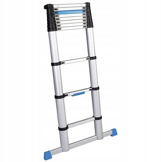 Workzone Telescopische Ladder – Soft-Close – max. 150 kg – 327 cm hoog – Zilver
