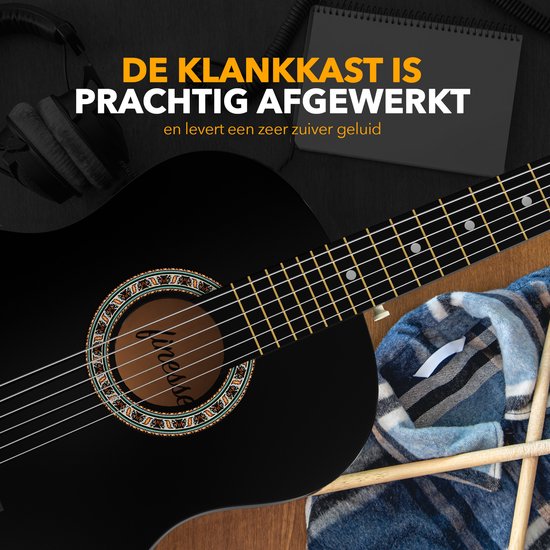 Finesse Akoestische Gitaar - Starterset - Nylon Snaren - Klassieke Gitaar - Gitaar Kind & Volwassenen