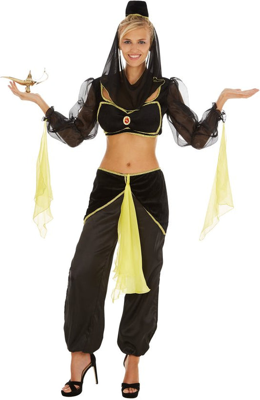 dressforfun - vrouwenkostuum buikdanseres 1001 nacht S - verkleedkleding kostuum halloween verkleden feestkleding carnavalskleding carnaval feestkledij partykleding - 301000