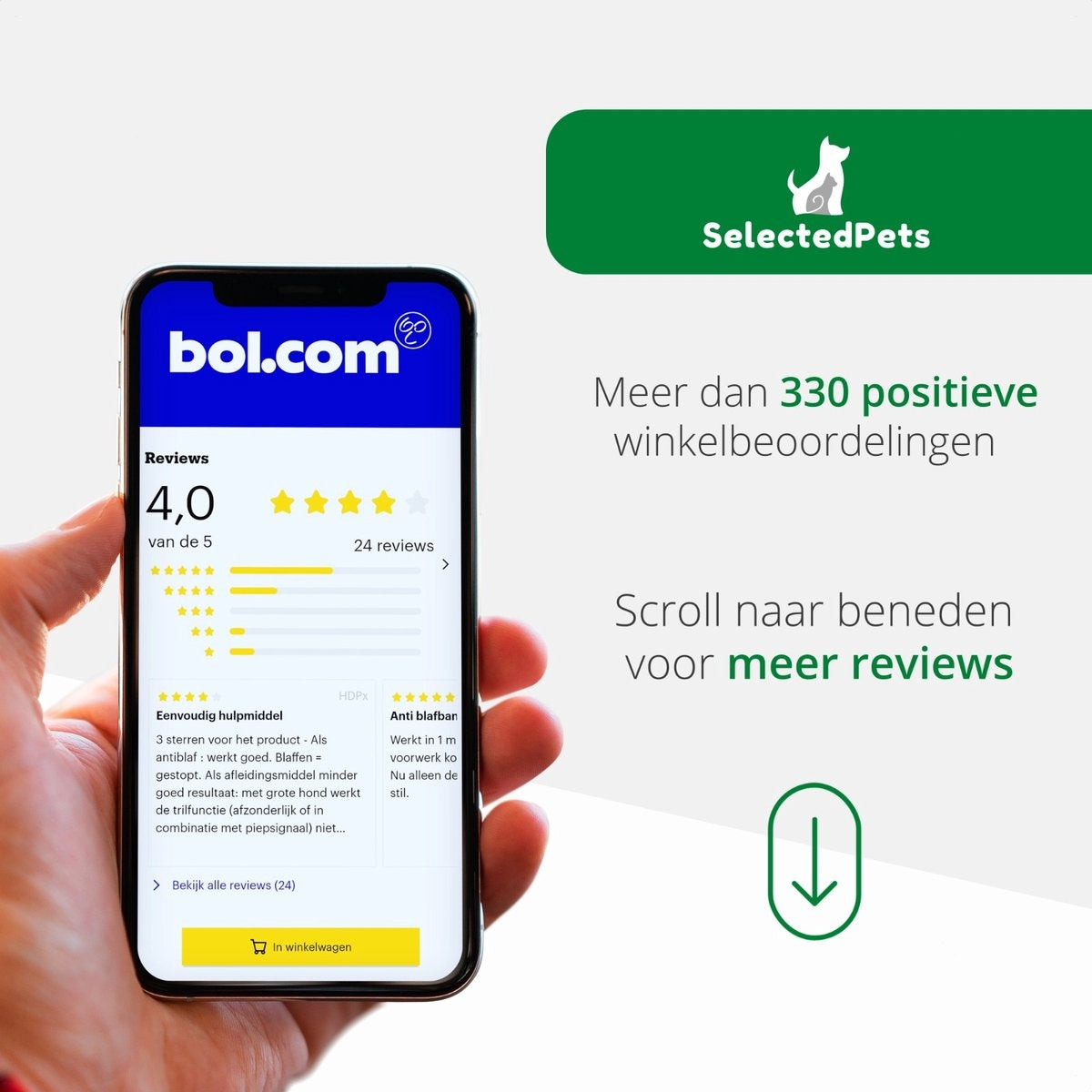 Anti blafband - Blafband voor honden - Blafband grote en kleine hond - Automatische blafdetectie verstelbaar op jouw hond
