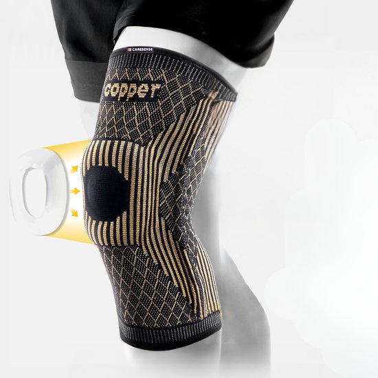Caresense Kniebrace - Patellabrace - Voor Artritis - Verlichting van Gewrichtspijn - Kniebrace voor Volwassenen - Maat L