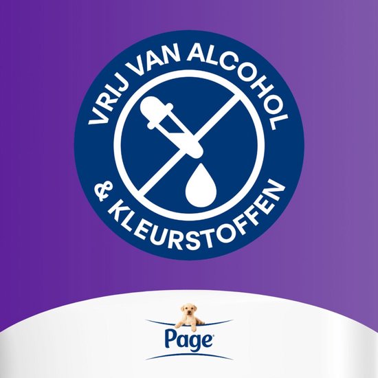 Page® vochtig toiletpapier - Fris en Kalmerend (Care) - met een verzorgende lotion - 456 velletjes - 12 x 38 stuks - Voordeelverpakking