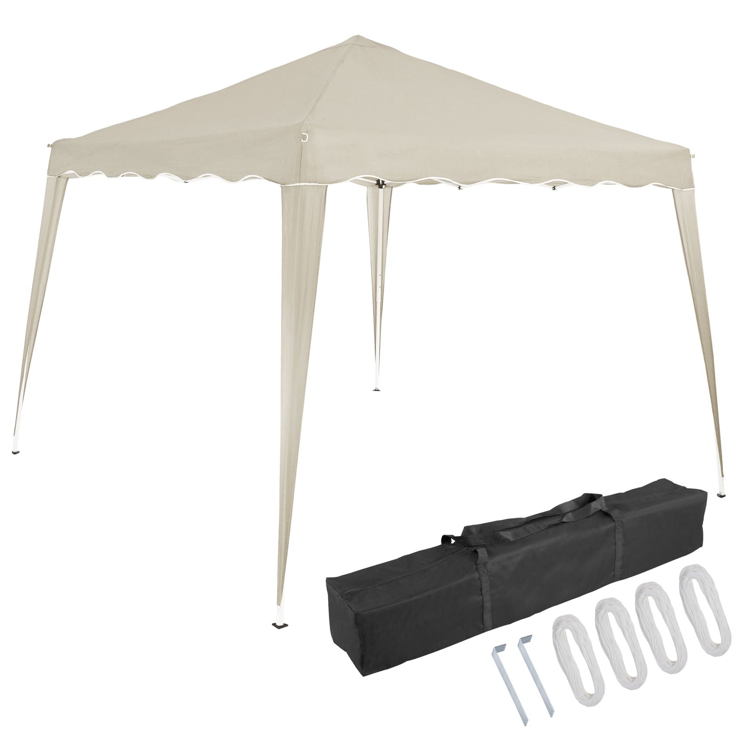 Casaria Partytent - Paviljoen - Waterdicht - 300 x 300 cm - Beige