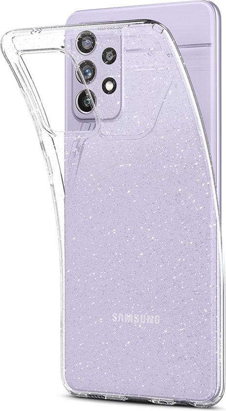 Spigen - Liquid Crystal Samsung Galaxy A72 Hoesje - Glitter/Transparant