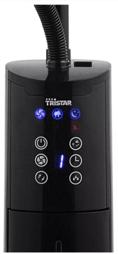 Mistventilator 40 cm – Met Ionisator & Timerfunctie – 3 Snelheden – Oscillerend – Tristar VE-5884 – Zwart