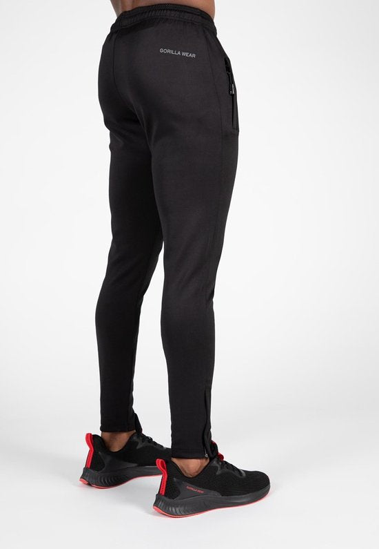 Gorilla Wear - Scottsdale Trainingsbroek - Track Pants - Zwart/Zwart - 2XL