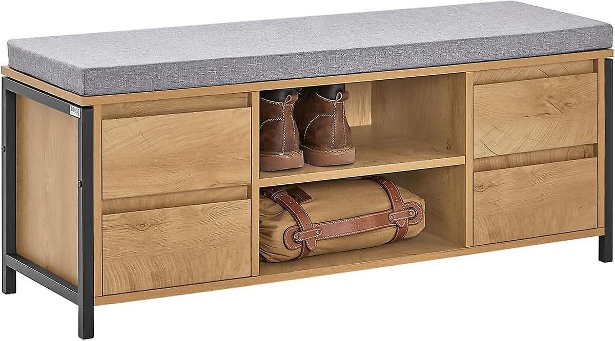 SoBuy Schoenenkast - FSR149-N - Spaanplaat & MDF - Max. 150kg. - 110x35x45cm - Bruin