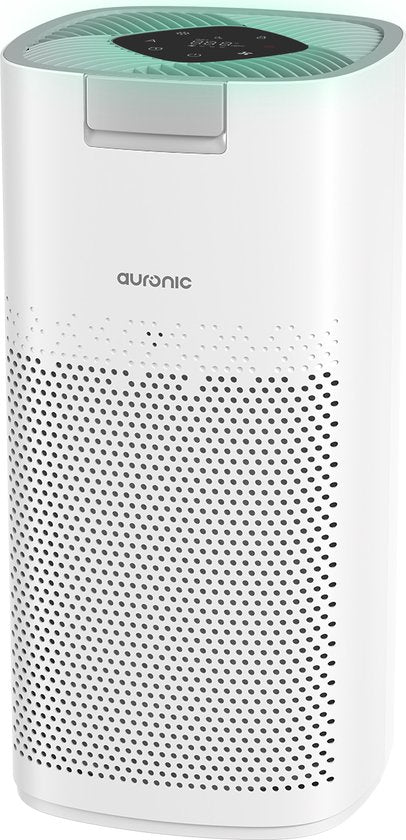 Auronic Luchtreiniger Ultra - Met HEPA 13-filter - 450 m³/u - 90 m² - Koolstoffilter - 3 Standen - Air Purifier - Wit