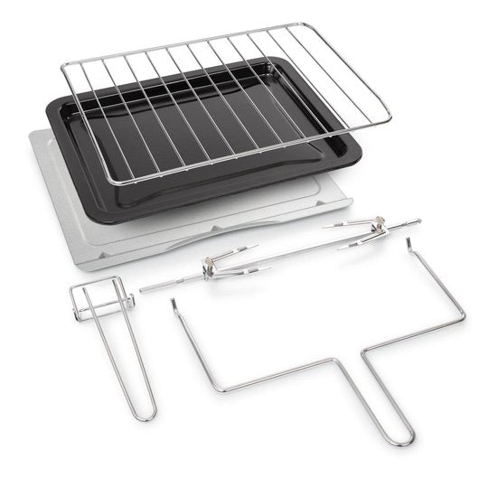 Princess 112751 - Vrijstaande Heteluchtoven - 6 Standen - 32 liter - 1500 W - Zwart