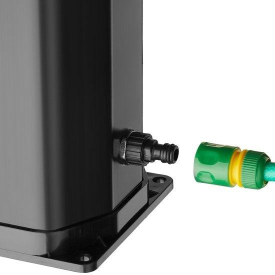 tectake - Buitendouche "Ofanto" 35 l - zwart - 404473