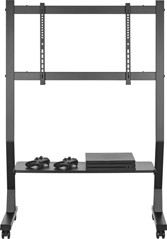VDD - TV standaard verrijdbaar - Draaibaar - 45 inch tot 90 inch - Zwart