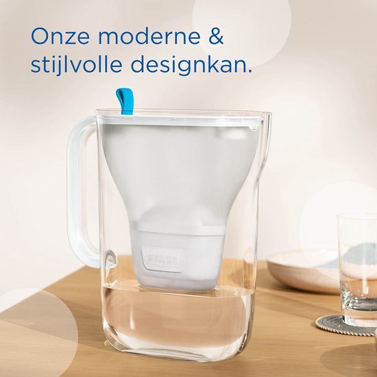 BRITA - Waterfilterkan - Style Cool - 2,4L - Grijs - incl. 1 MAXTRA Pro All-in-1 filterpatroon - met Cashback (enkel in België - tot €10 terugbetaald)
