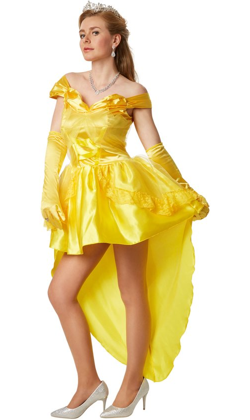 Dressforfun Sexy prinses Belle XL - verkleedkleding kostuum halloween verkleden feestkleding carnavalskleding carnaval feestkledij partykleding - 301871