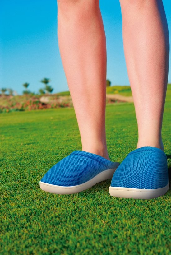 Stepluxe Gel Slippers – Anti-vermoeidheid Comfort Slippers – Blauw – Maat 35/36