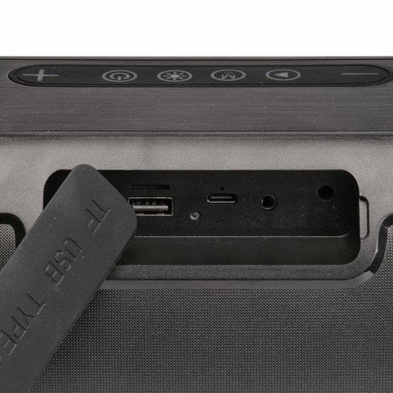 Denver Bluetooth Speaker Draadloos - Lichteffecten - Muziek Box - AUX - TWS Pairing - BTG616