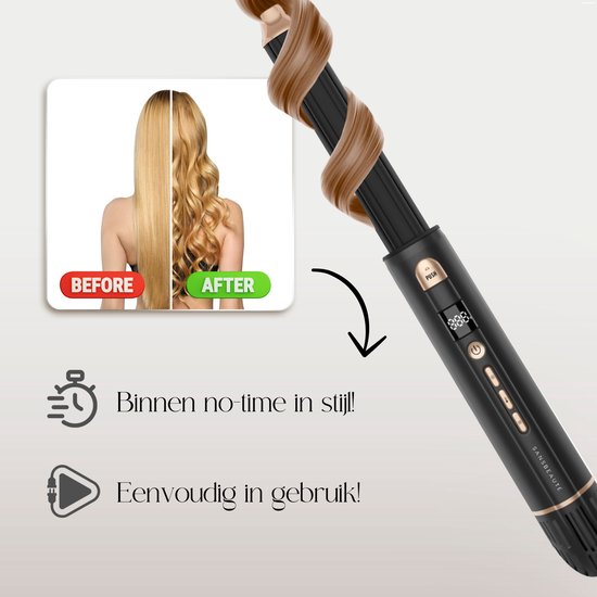 Sansbeauté® 8-in-1 Airstyler met Diffuser - Hairwrap - Multistyler - Fohnborstel Kort Haar - Dupe - Haarstyler - Haardroger - Warmteborstel - Krulborstel - Krultang - Stijlborstel - Coldshot