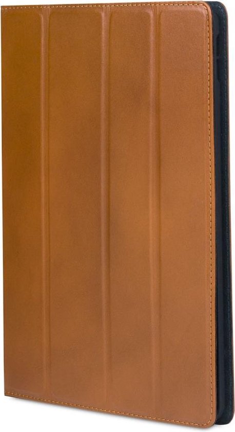 dbramante1928 iPad Air 10.5 2019 Bookcase Hoes – Echt Leer – Cognac – Luxe Beschermhoes