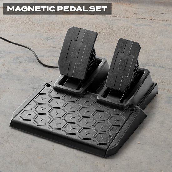 Thrustmaster T128-P - Racestuur en Pedalen - Force Feedback & Magnetische Flippers - Voor PS5/PS4/PC - Geschikt voor Forza Horizon 6 (PC)