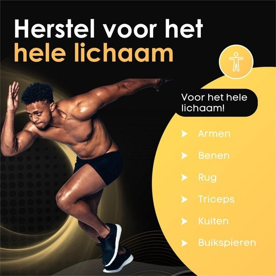 Revolt - Massage Gun - 30 Verschillende Snelheden - 6 Opzetstukken - Luxe Opbergkoffer - Deep Tissue - Voor Spierherstel & Blessures - Hoge Amplitude