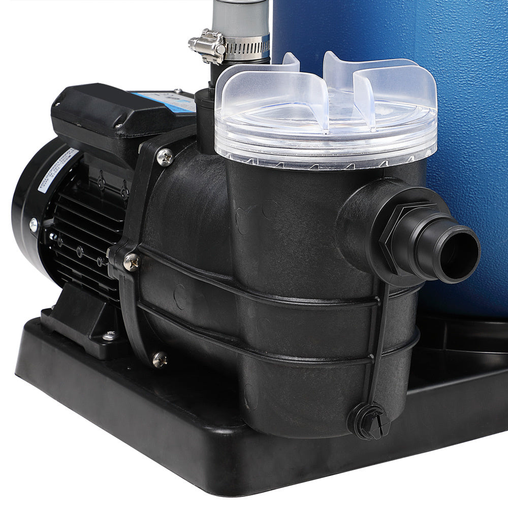 Monzana Zandfiltersysteem - 11m³ Voorfilter 7-weg 11.000 l/u - Blauw