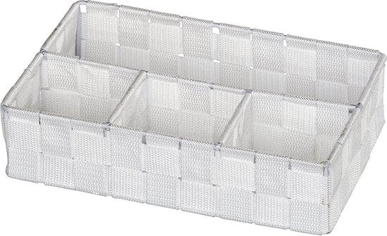 Wenko Organizer Adria 17 X 26 X 6,5 Cm Polypropyleen Wit