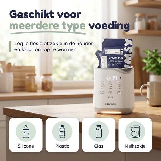Numsy HeatPod Pro Flessenwarmer - Melkverwarmer