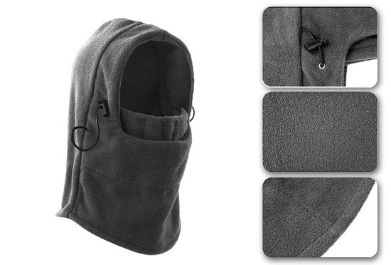 Balaclava - ski/snowboard gezichtsmasker - nekwarmer uniseks zwart