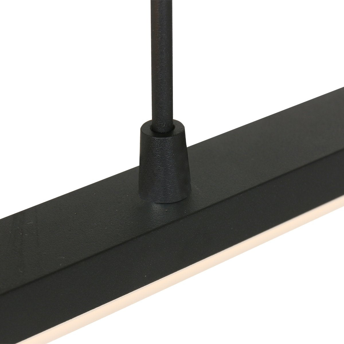 Verstelbare hanglamp Zelena – 2-lichts – Kunststof / Metaal – 155 cm – In hoogte verstelbaar tot 117 cm – Modern design – Zwart