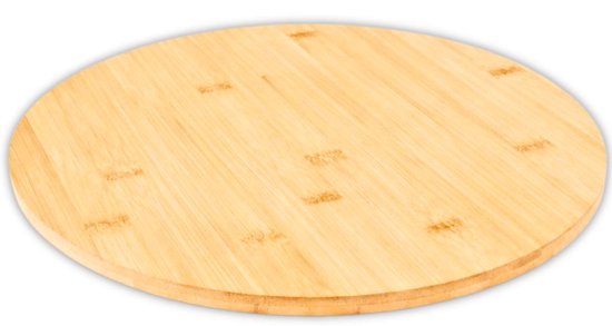 Ceruzo Lazy Susan - Draaibaar Dienblad - Ø 35cm - Draaiplateau -Serveerbord-Bamboe