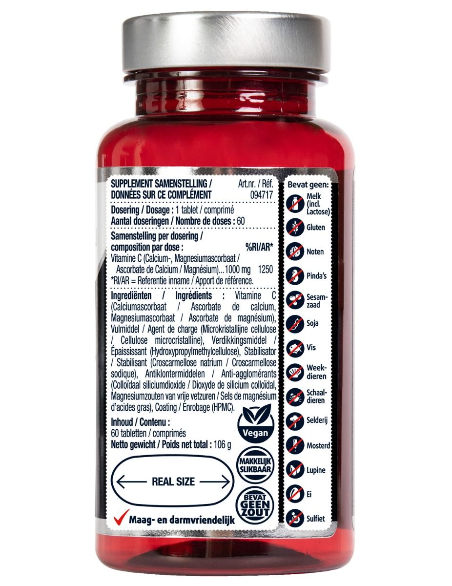 Lucovitaal Gebufferde Vitamine C 1000 mg – 60 Tabletten