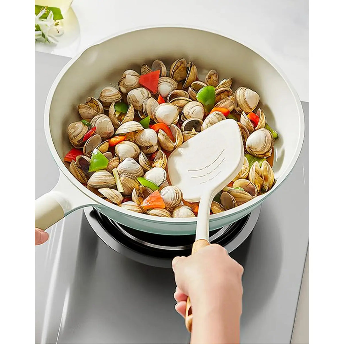 COOKER KING koekenpan - 24 cm - keramische titanium antiaanbaklaag
