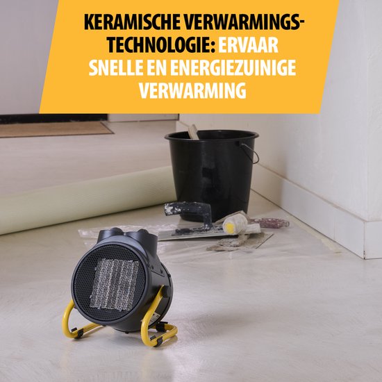 Tristar KA-5060 Industriële Kachel - 1000 W - 2000 W - 3 Standen - Regelbare Thermostaat - Oververhittingsbeveiliging - Zwart