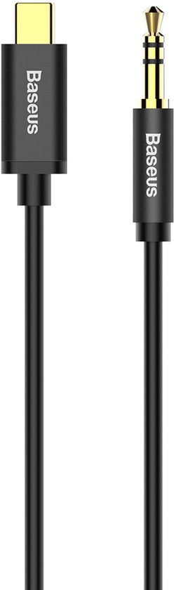 Baseus - Audio Kabel - Stereo - Mini Jack 3,5mm - USB-C - 120cm