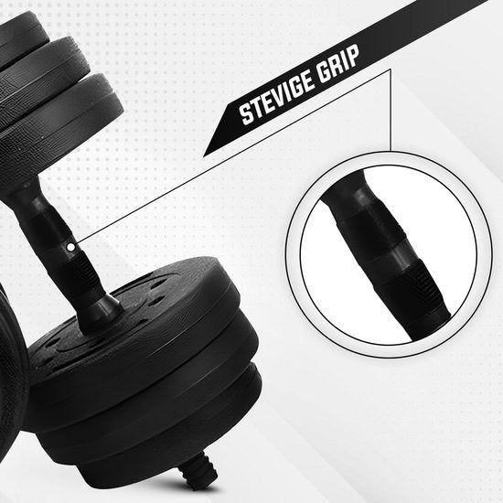 Fitby Dumbbells 20 KG - Dumbbell - Gewichten Set - Verstelbare Dumbells - Halterset - Dumbbell Set