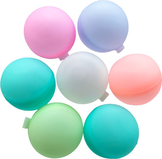 Travelly® Herbruikbare Waterballonnen – Waterspeelgoed – Magnetisch en Zelfsluitend – Siliconen – Multicolor – Set 8 Stuks