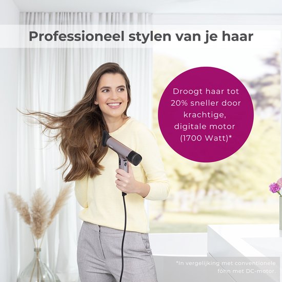 Beurer HC 100 Excellence Föhn - Met Diffuser - Droogt tot 20 % Sneller - Ultra Licht & Stil- Ionen technologie - 3 jaar garantie