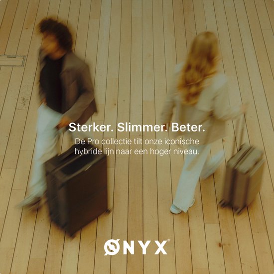 ONYX Hybrid Pro Check-in Koffer Large 100 Liter - Gerecycled Polycarbonaat en Ritsloos Design - Reiskoffer met TSA slot en Spinner wielen - Desert Clay